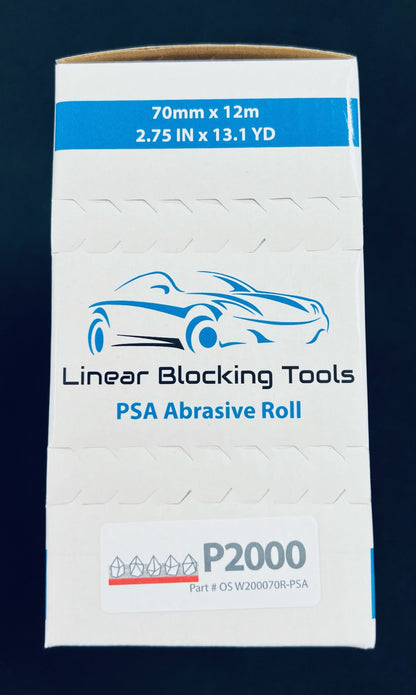 Linear Blocking Tools Wet Sandpaper 2000G (STICKY BACKED)