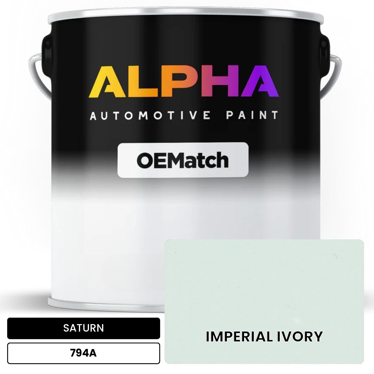 SATURN IMPERIAL IVORY 794A OEMatch Basecoat