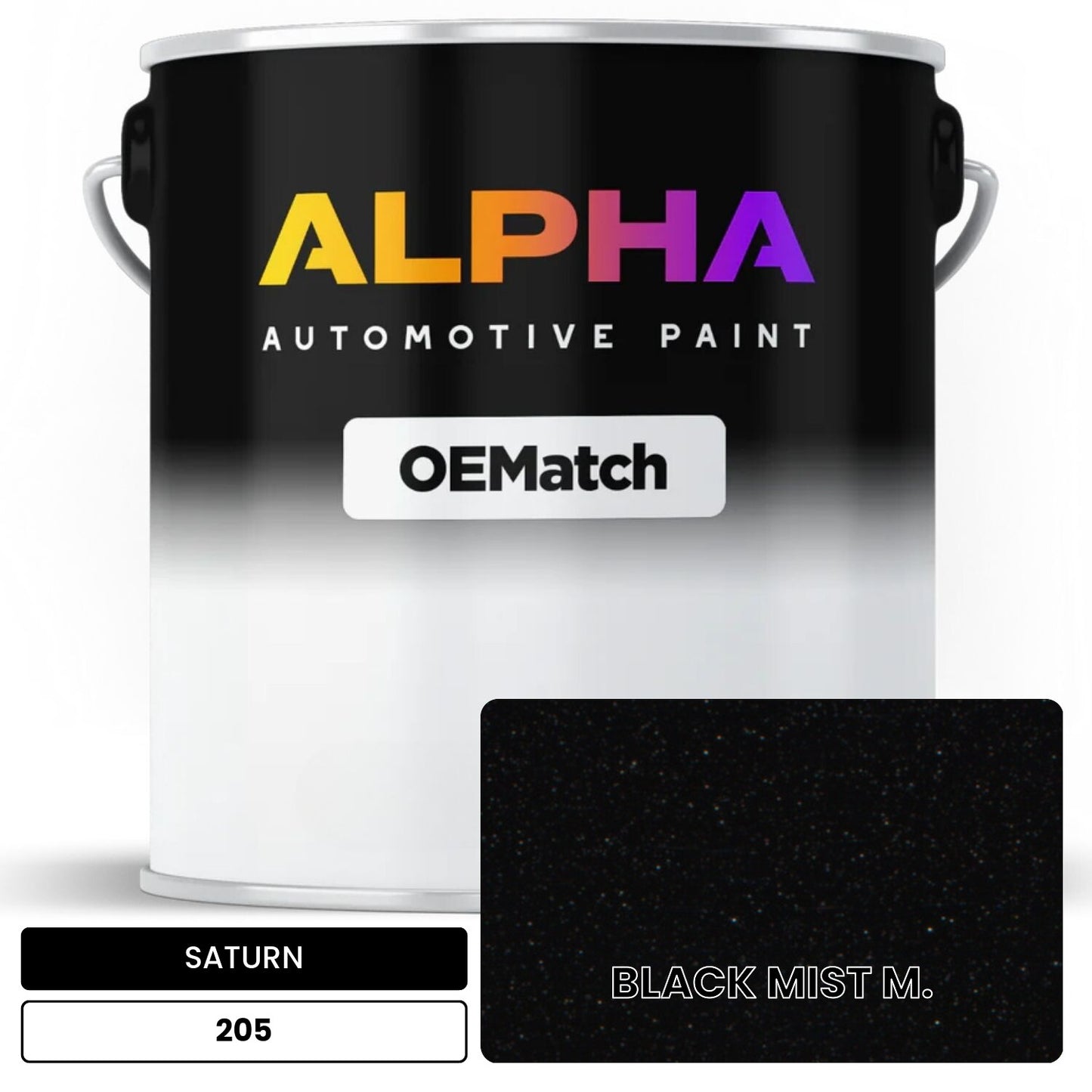 SATURN BLACK MIST M. 205 OEMatch Basecoat