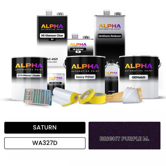 SATURN BRIGHT PURPLE M. WA327D OEMatch Vehicle Paint Kit
