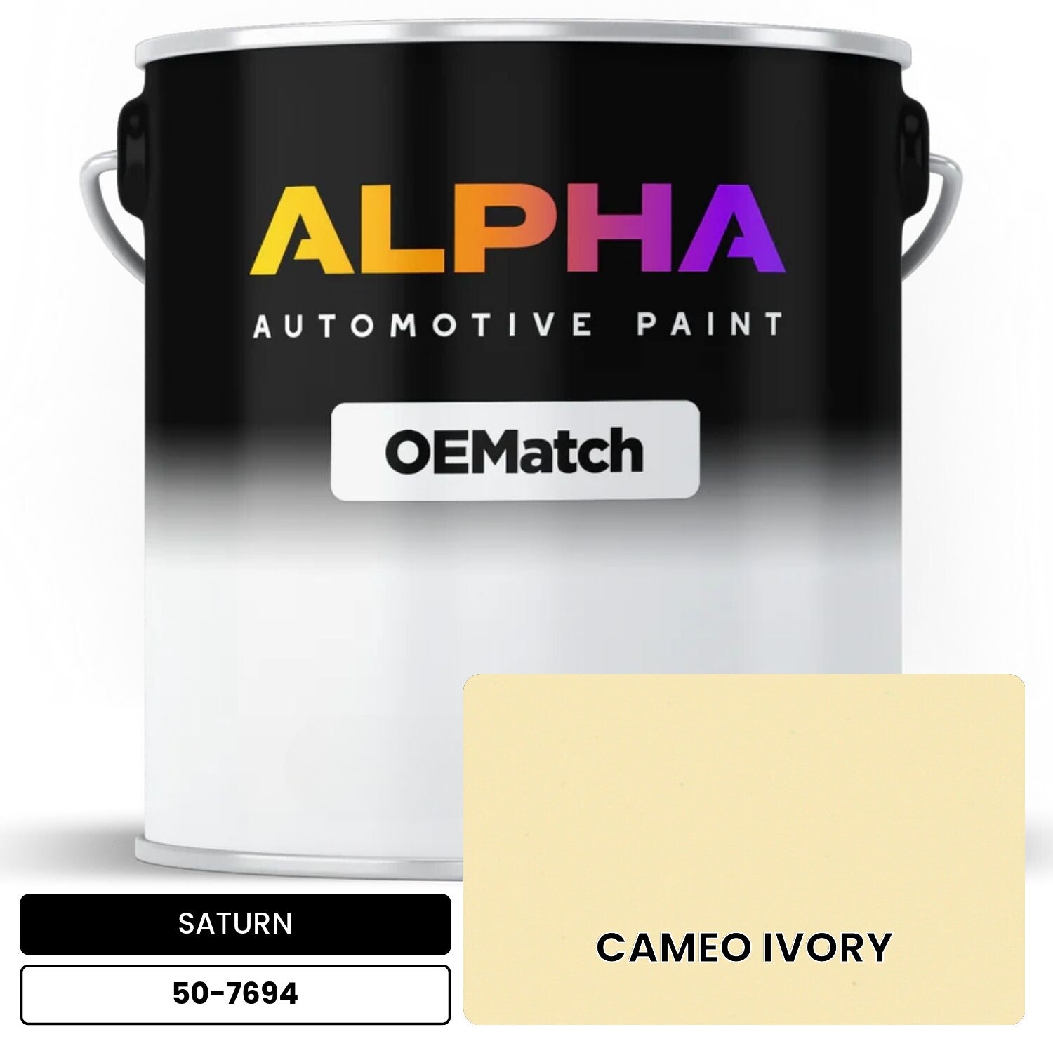 SATURN CAMEO IVORY 50-7694 OEMatch Basecoat