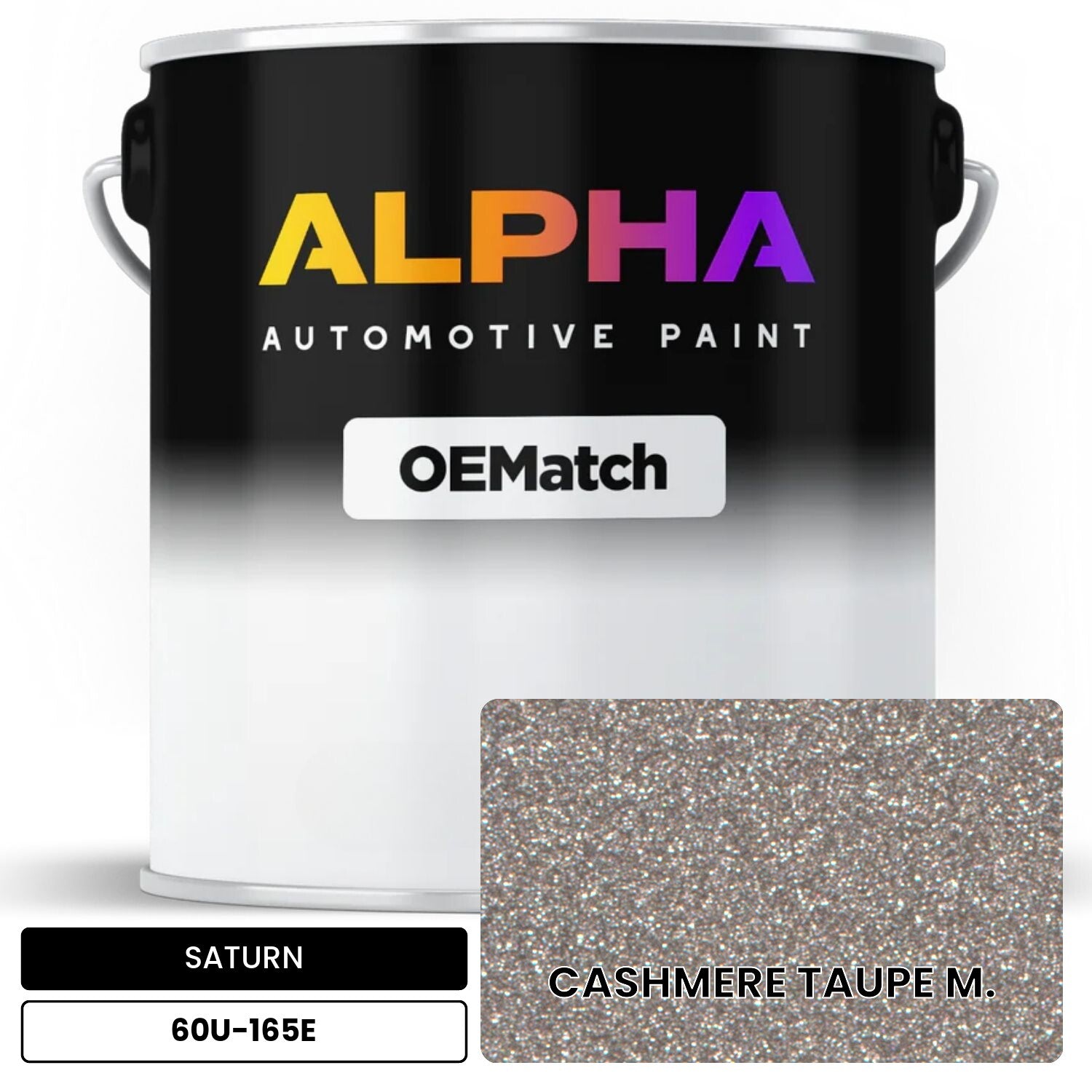 SATURN CASHMERE TAUPE M. 60U-165E OEMatch Basecoat