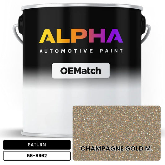 SATURN CHAMPAGNE GOLD M. 56-8962 OEMatch Basecoat