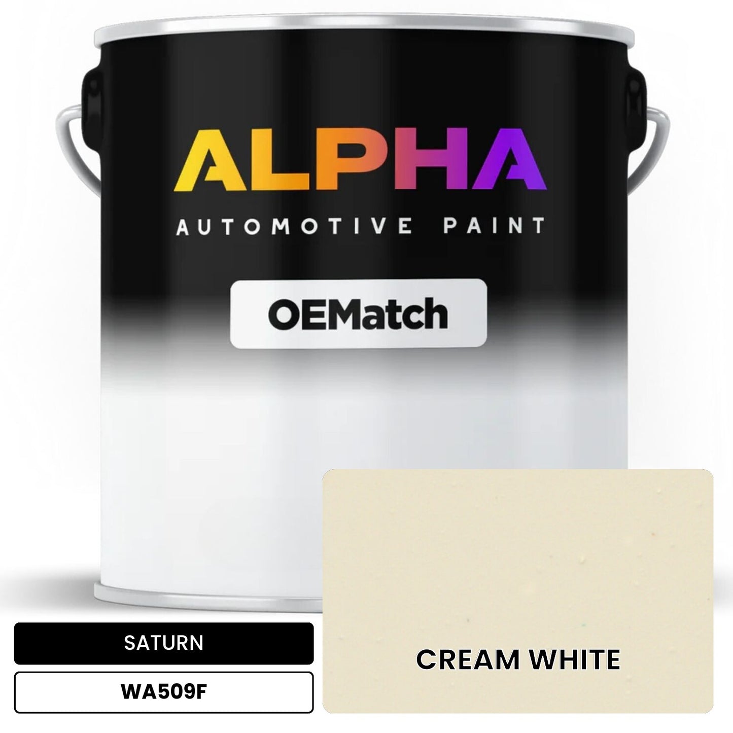 SATURN CREAM WHITE WA509F OEMatch Basecoat