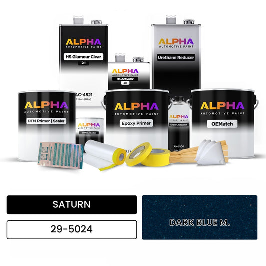SATURN DARK BLUE M. 29-5024 OEMatch Vehicle Paint Kit