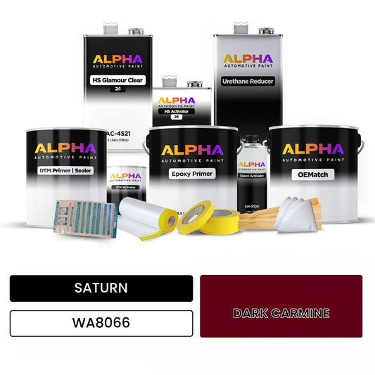 SATURN DARK CARMINE WA8066 OEMatch Vehicle Paint Kit