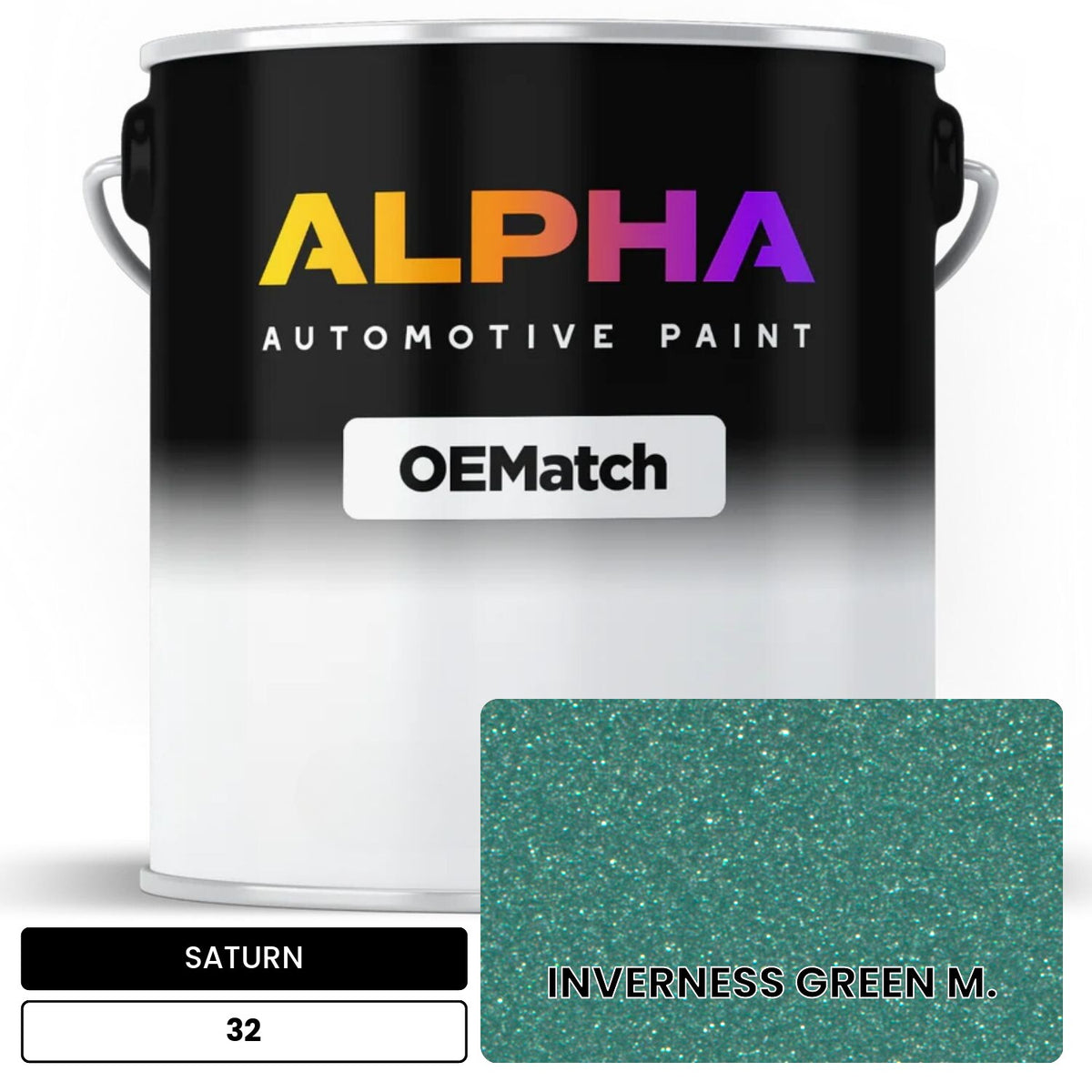 SATURN INVERNESS GREEN M. 32 OEMatch Basecoat