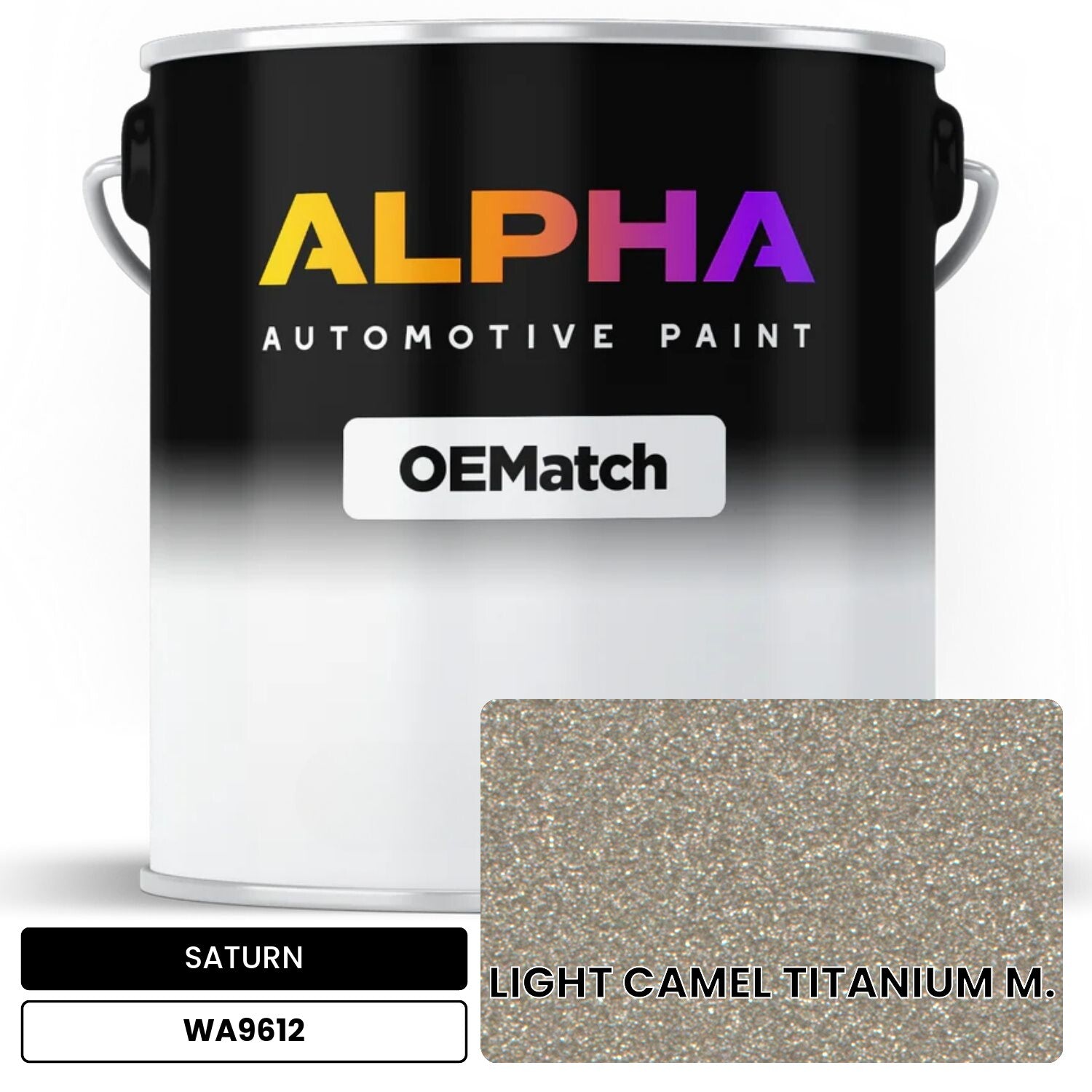 SATURN LIGHT CAMEL TITANIUM M. WA9612 OEMatch Basecoat
