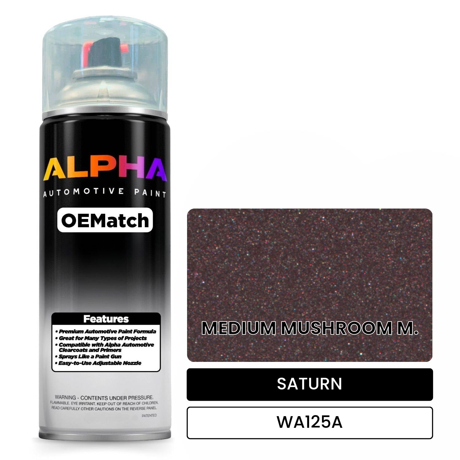 SATURN MEDIUM MUSHROOM M. WA125A OEMatch Spraycan