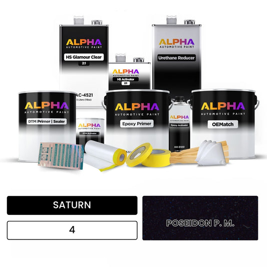 SATURN POSEIDON P. M. 4 OEMatch Vehicle Paint Kit