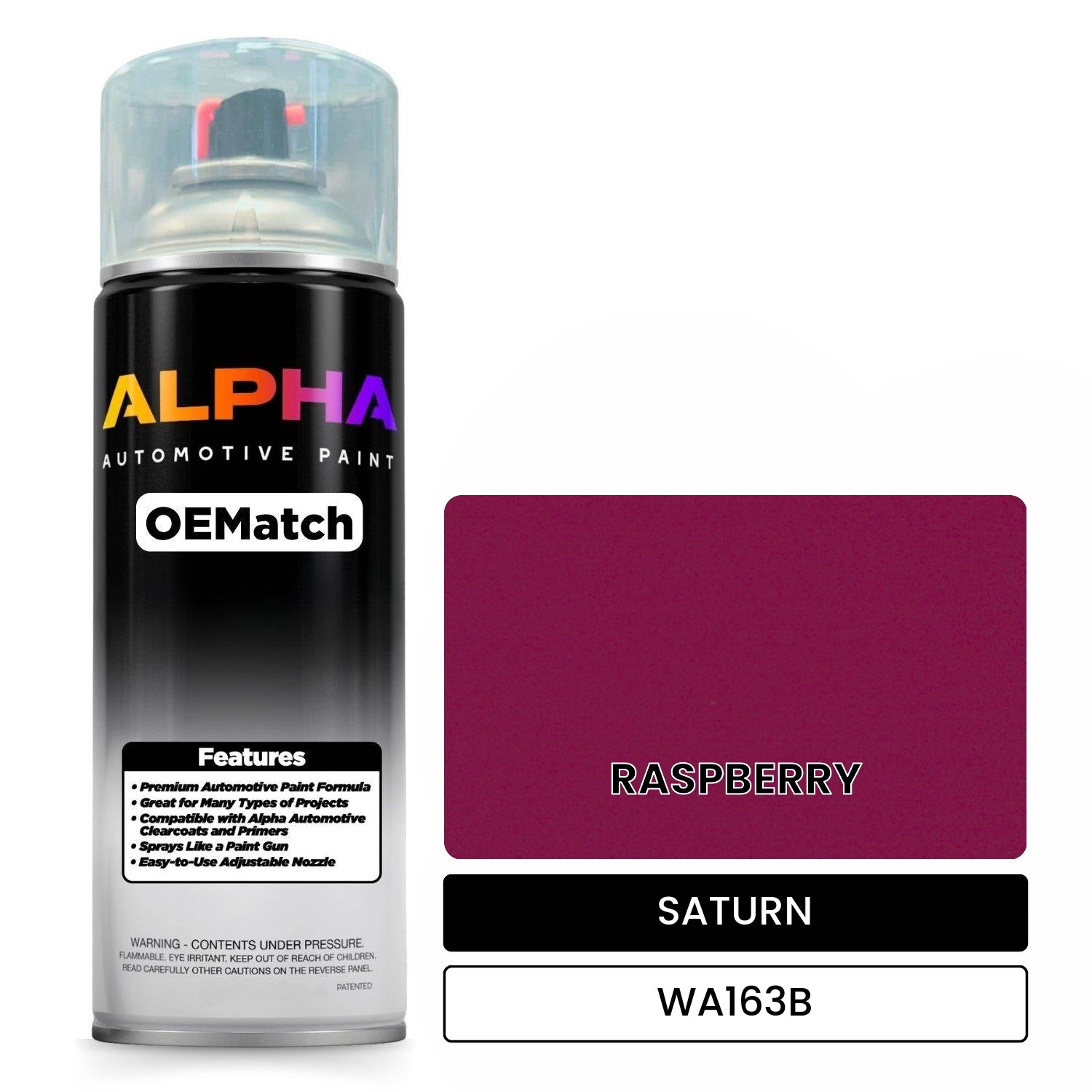 SATURN RASPBERRY WA163B OEMatch Spraycan