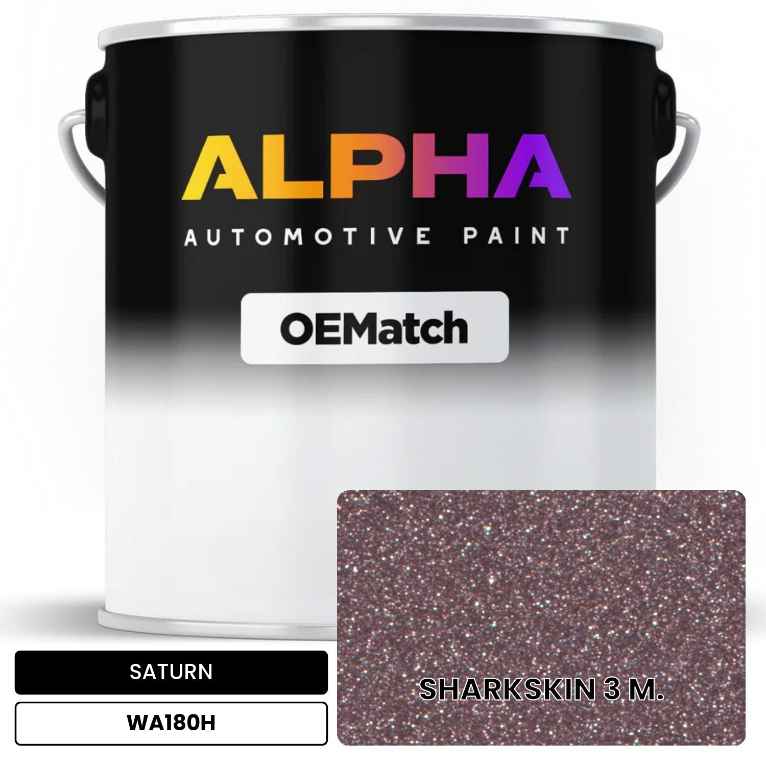 SATURN SHARKSKIN 3 M. WA180H OEMatch Basecoat