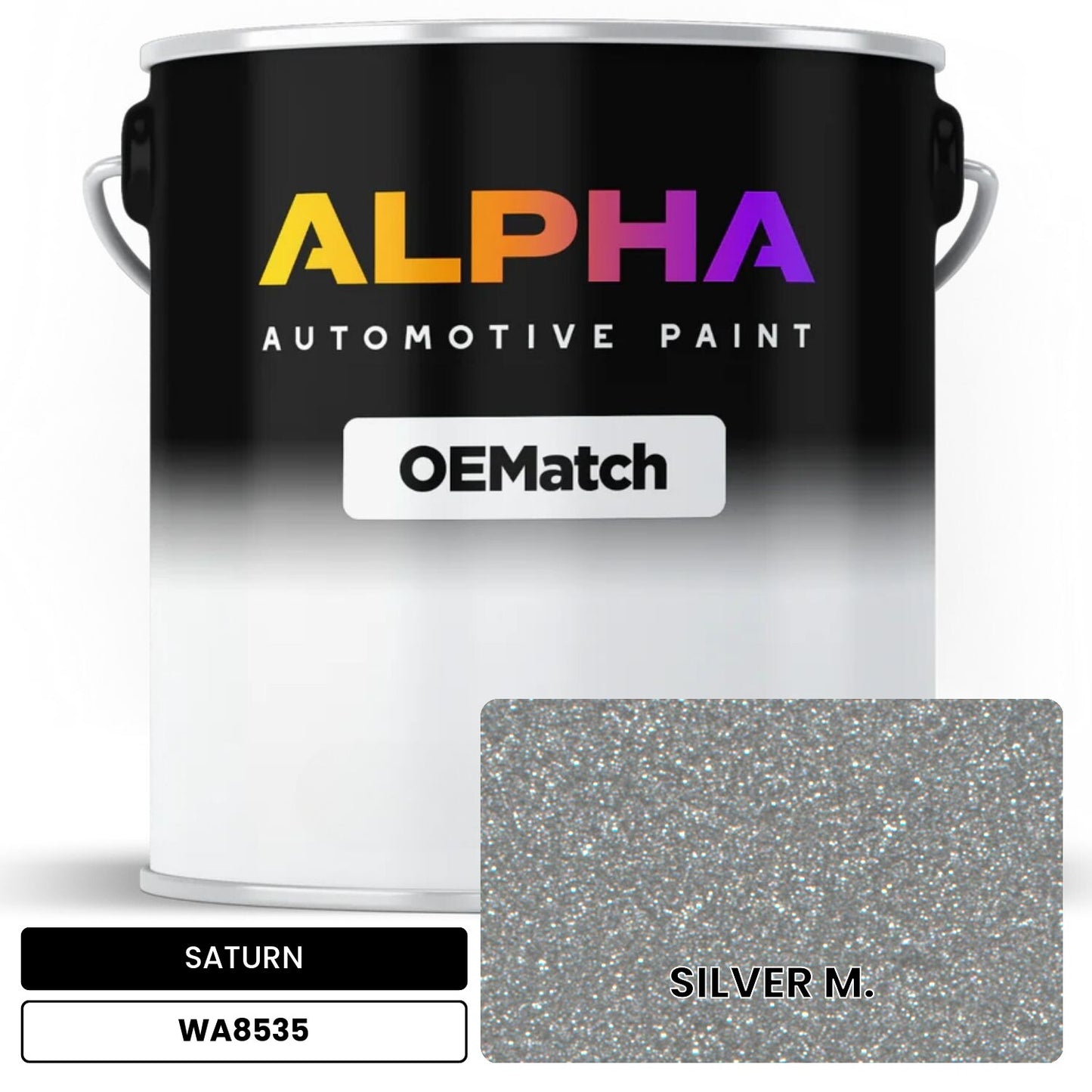 SATURN SILVER M. WA8535 OEMatch Basecoat