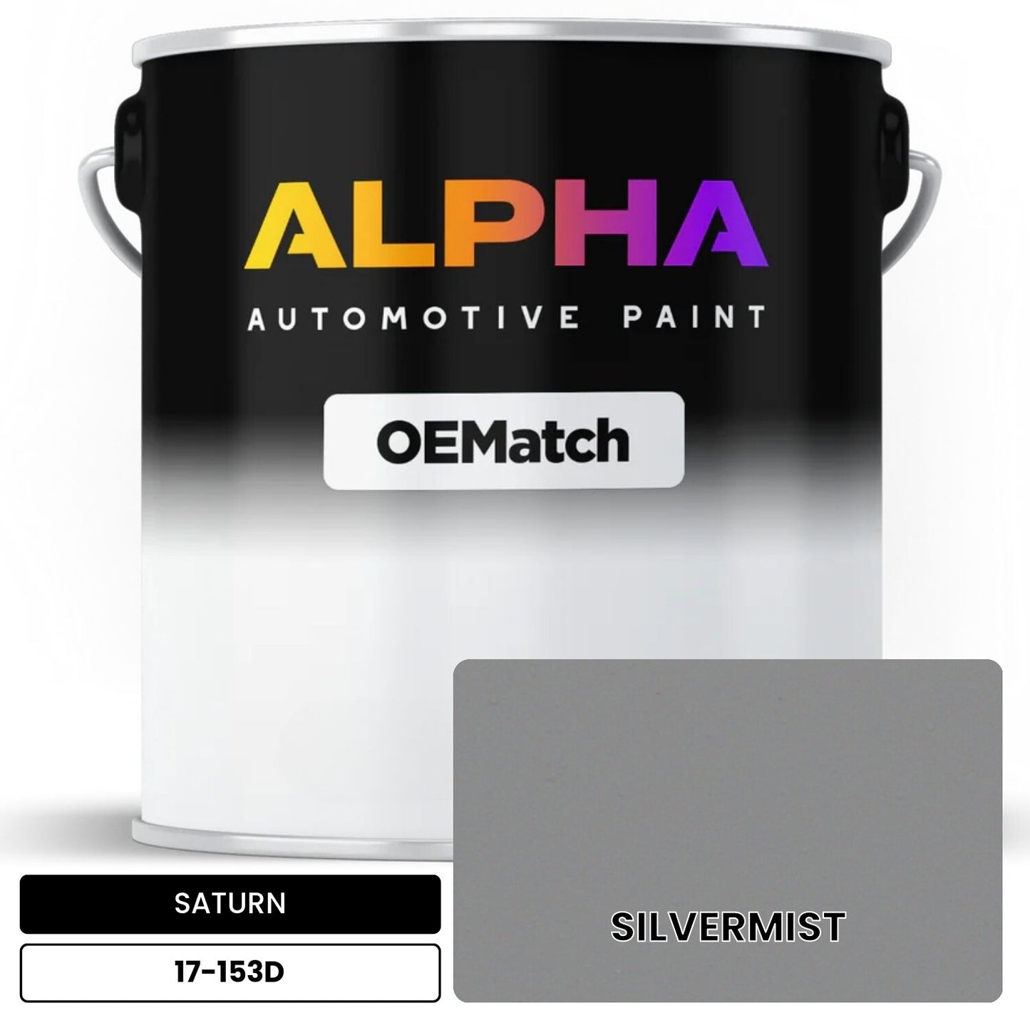 SATURN SILVERMIST 17-153D OEMatch Basecoat