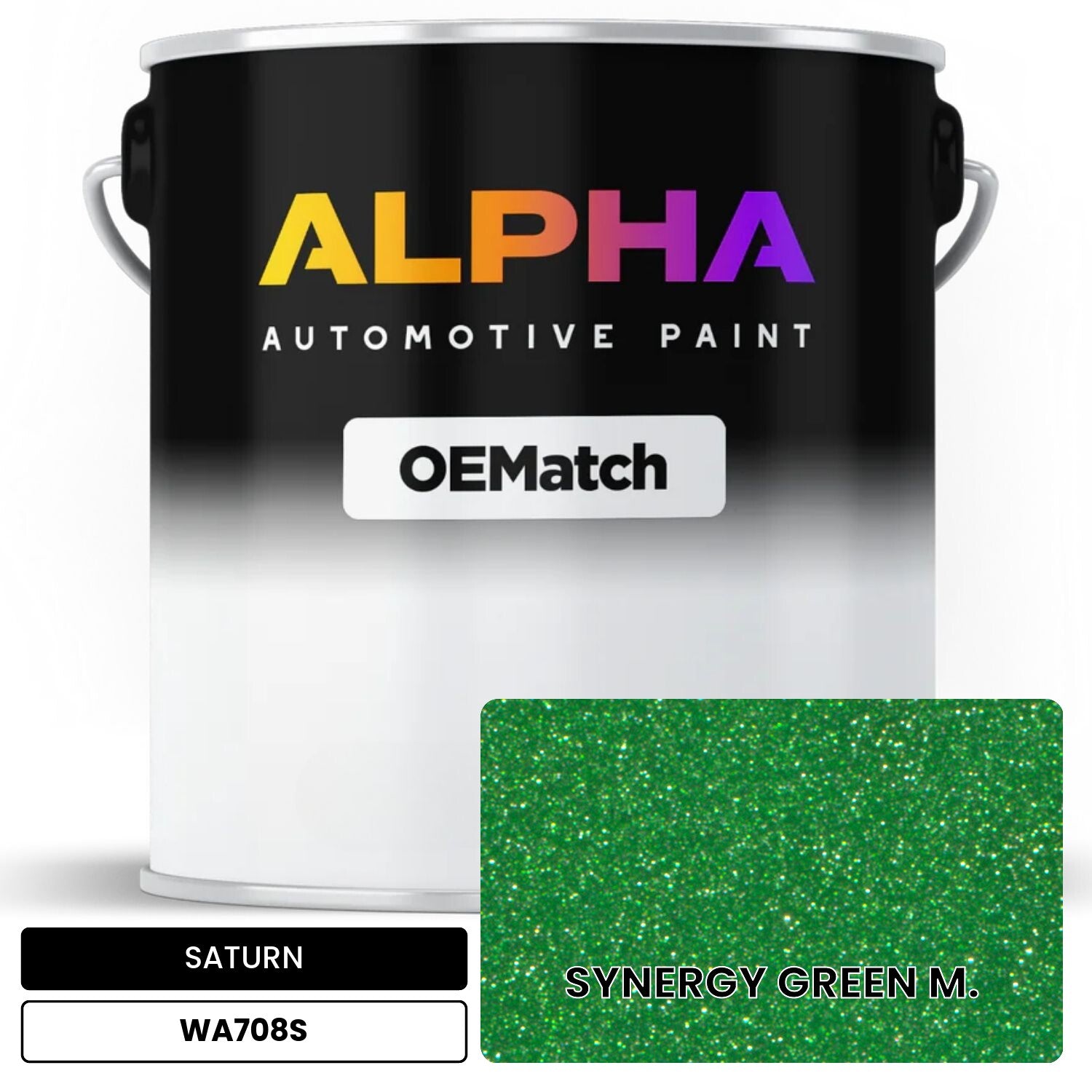 SATURN SYNERGY GREEN M. WA708S OEMatch Basecoat