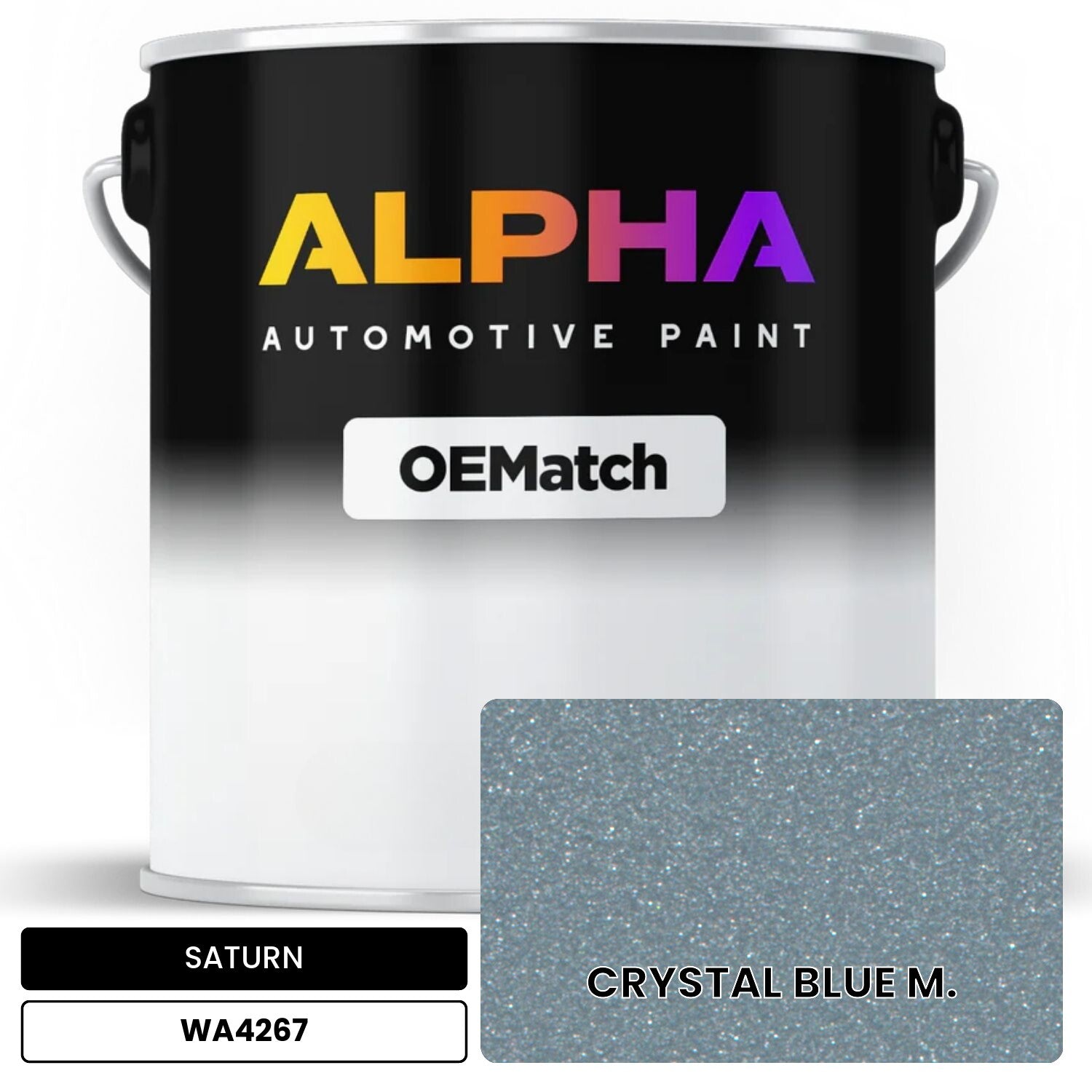 SATURN CRYSTAL BLUE M. WA4267 OEMatch Basecoat