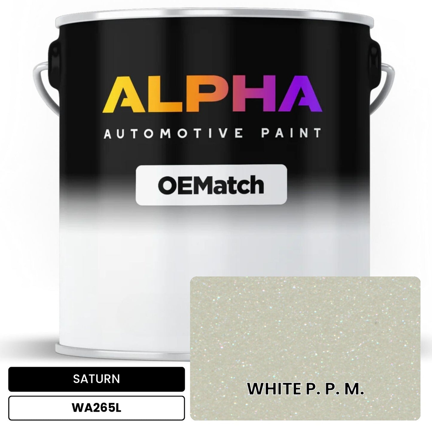 SATURN WHITE P. P. M. WA265L OEMatch Basecoat