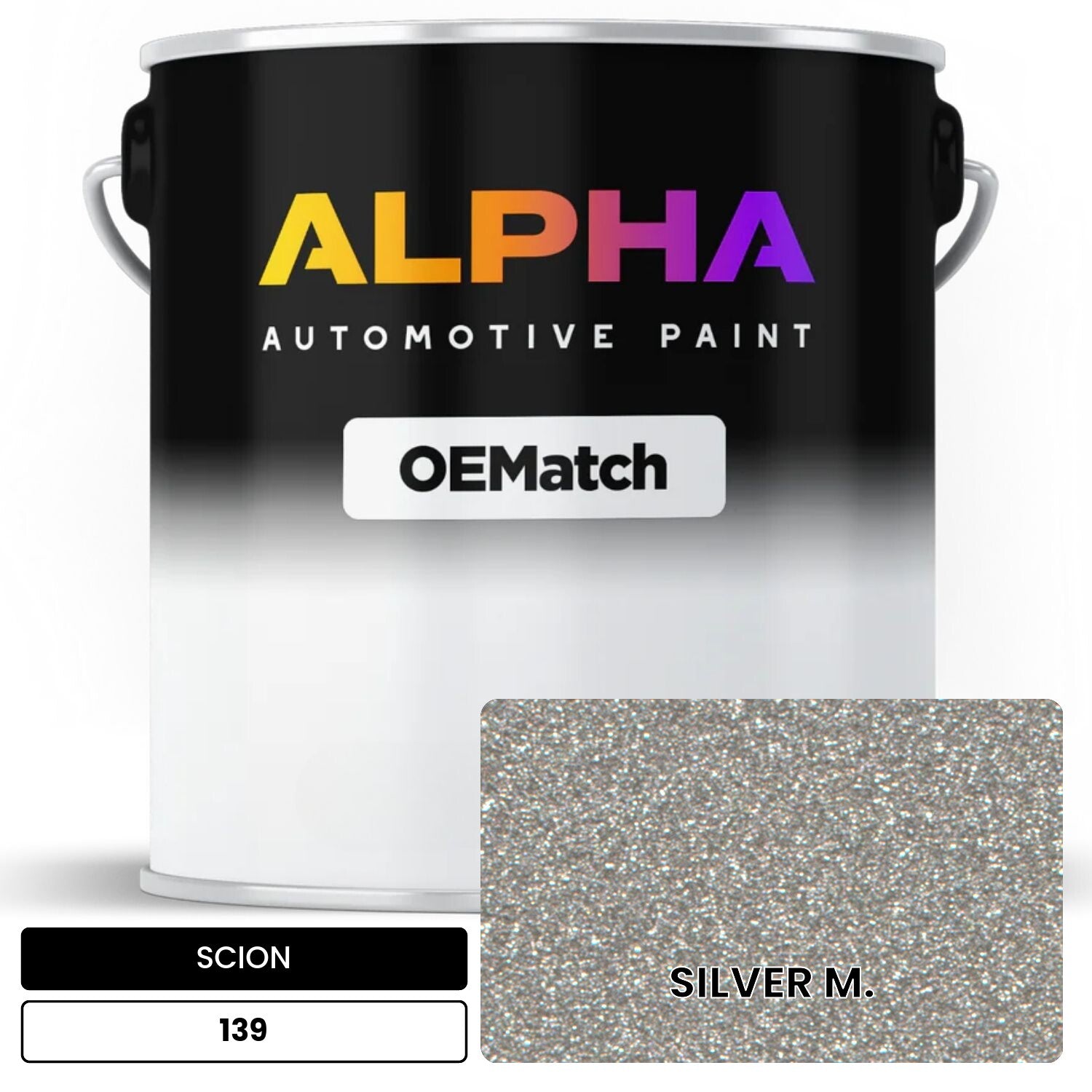 SCION SILVER M. 139 OEMatch Basecoat
