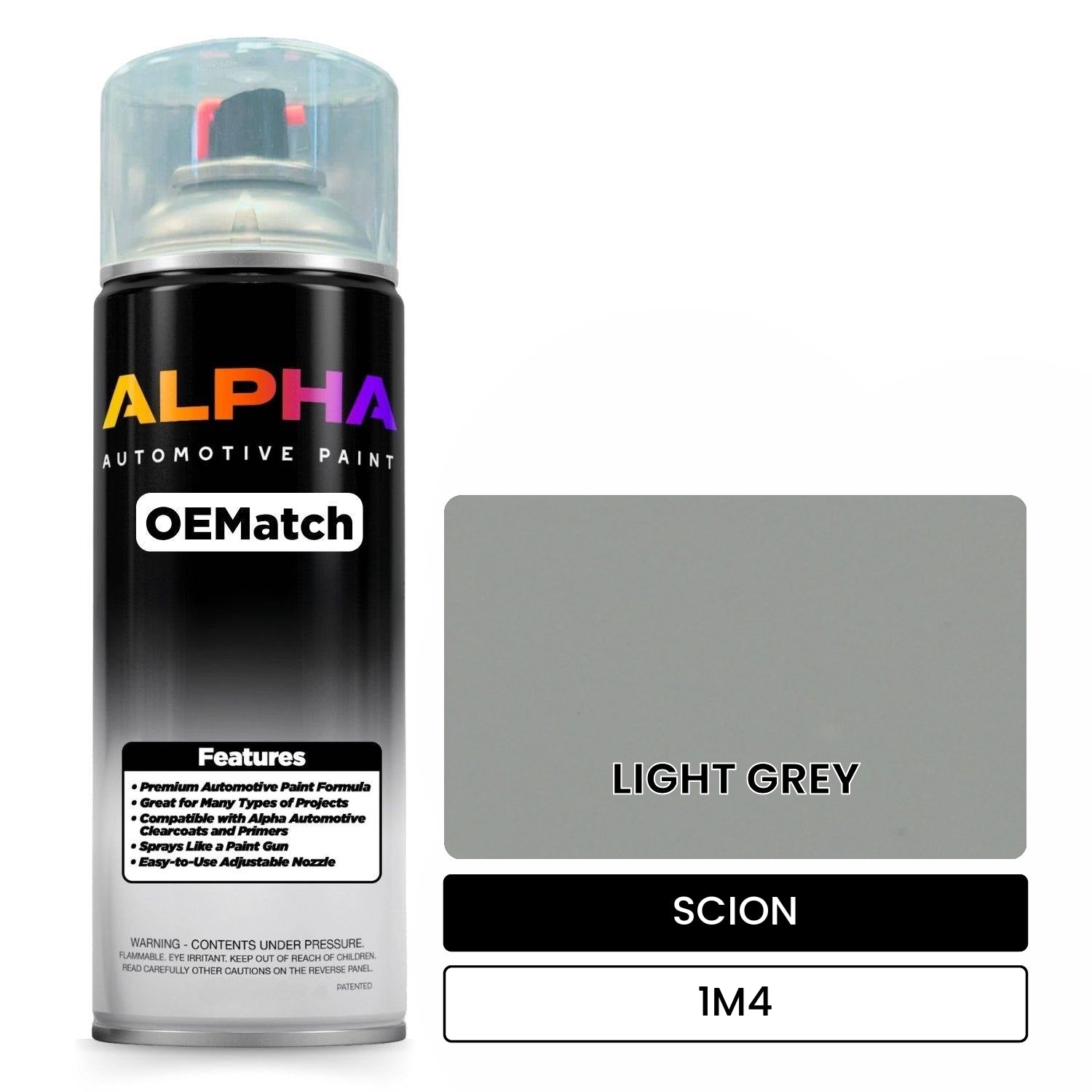 SCION LIGHT GREY 1M4 OEMatch Spraycan