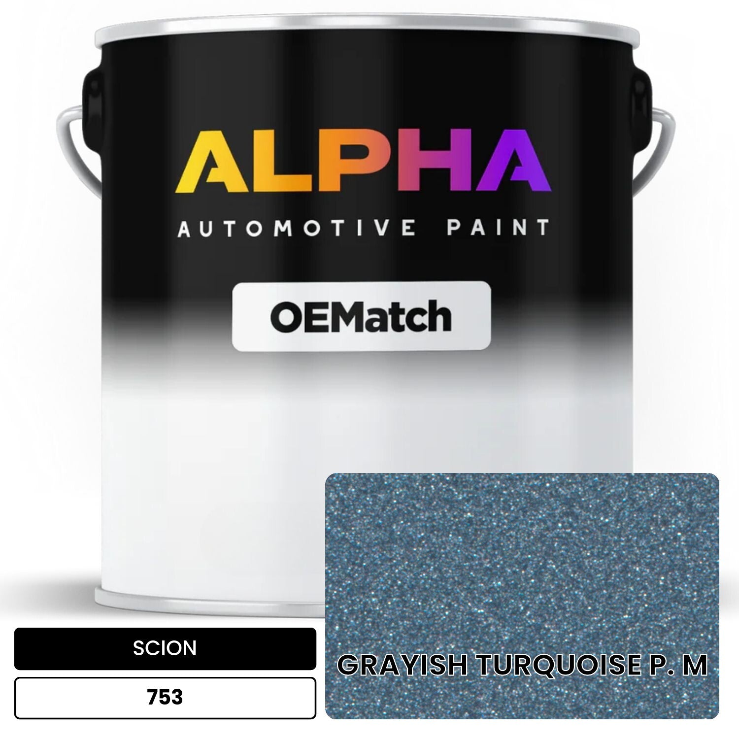 SCION GRAYISH TURQUOISE P. M 753 OEMatch Basecoat