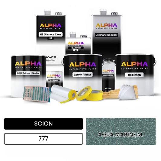 SCION AQUA MARINE M. 777 OEMatch Vehicle Paint Kit