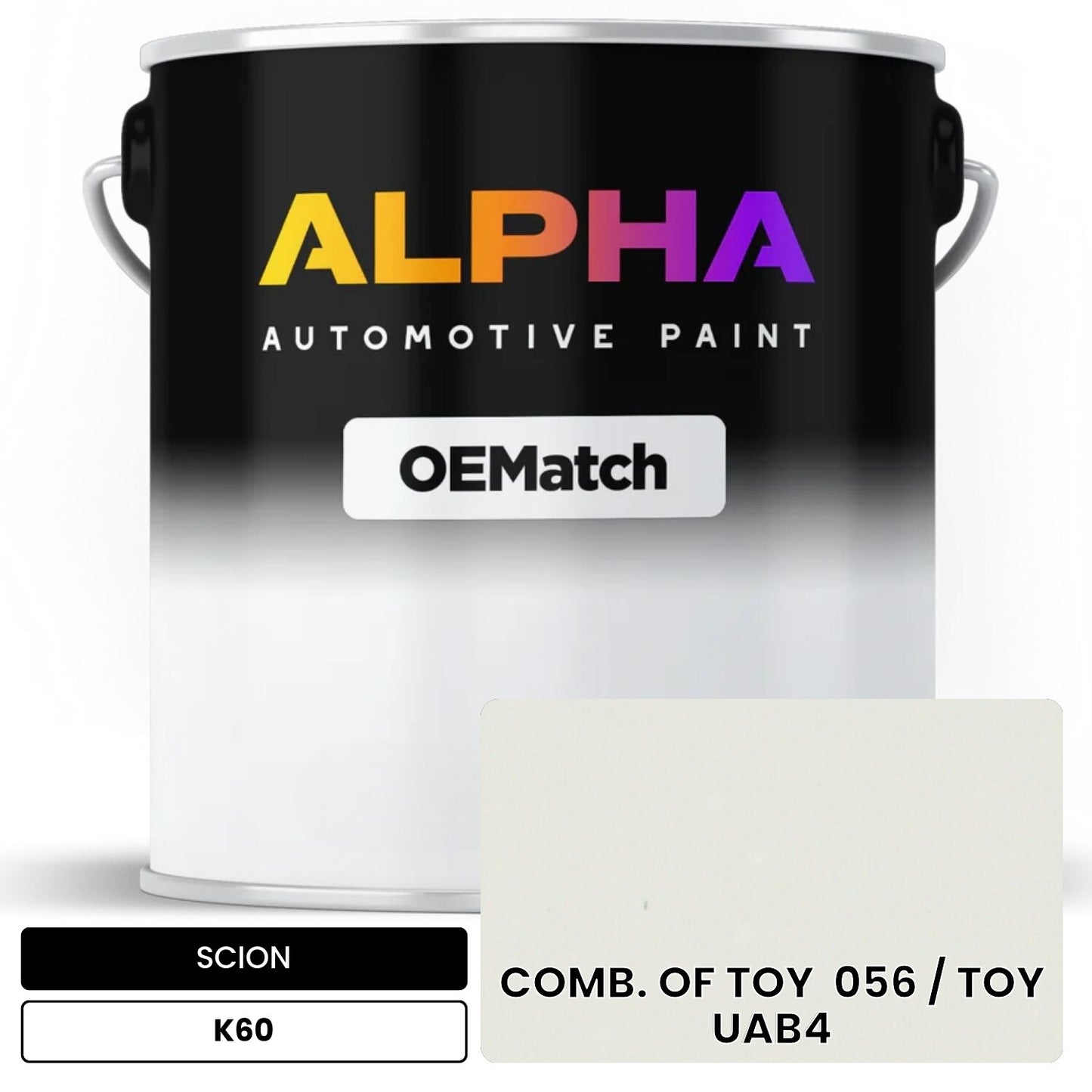 SCION COMB. OF TOY  056 / TOY  UAB4 K60 OEMatch Basecoat