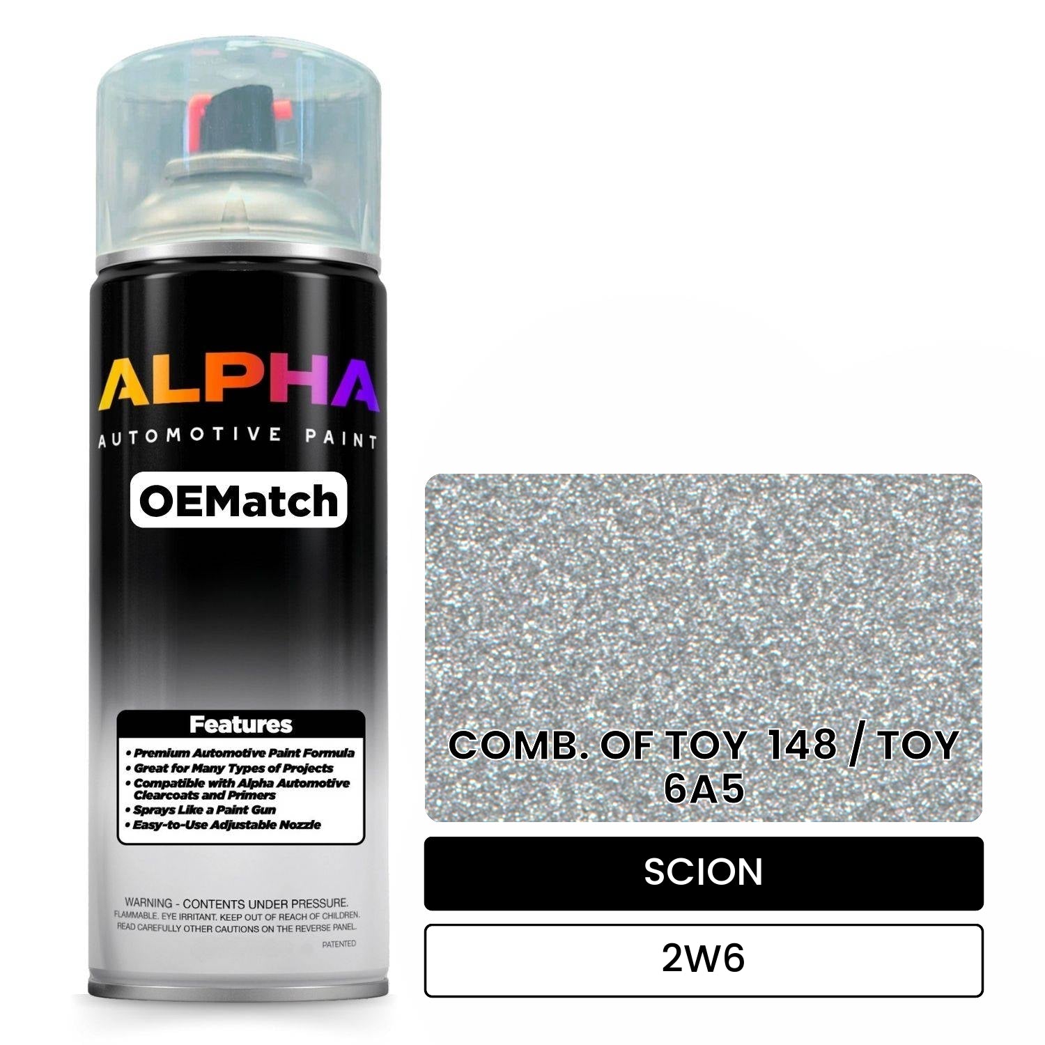 SCION COMB. OF TOY  148 / TOY  6A5 2W6 OEMatch Spraycan