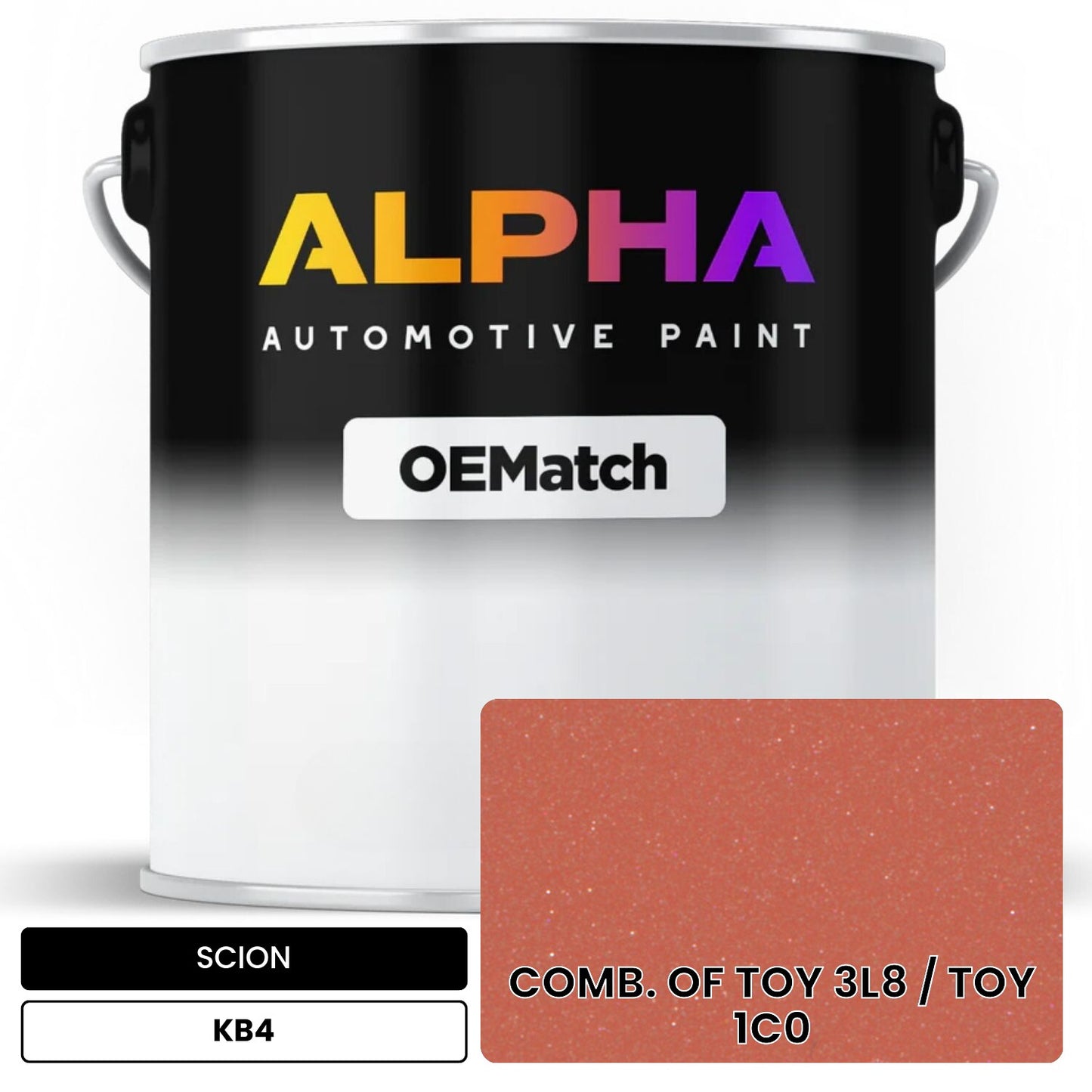 SCION COMB. OF TOY 3L8 / TOY 1C0 KB4 OEMatch Basecoat