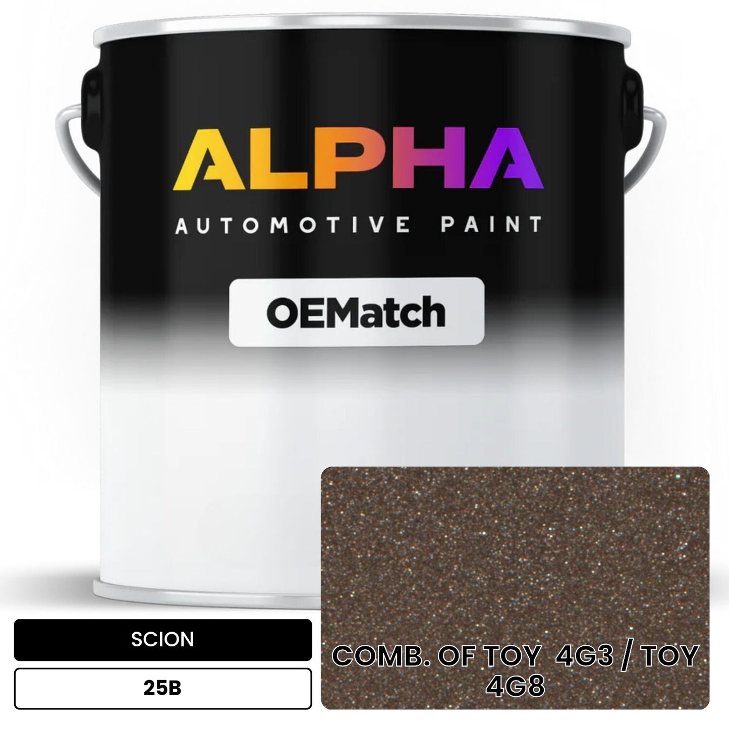 SCION COMB. OF TOY  4G3 / TOY  4G8 25B OEMatch Basecoat