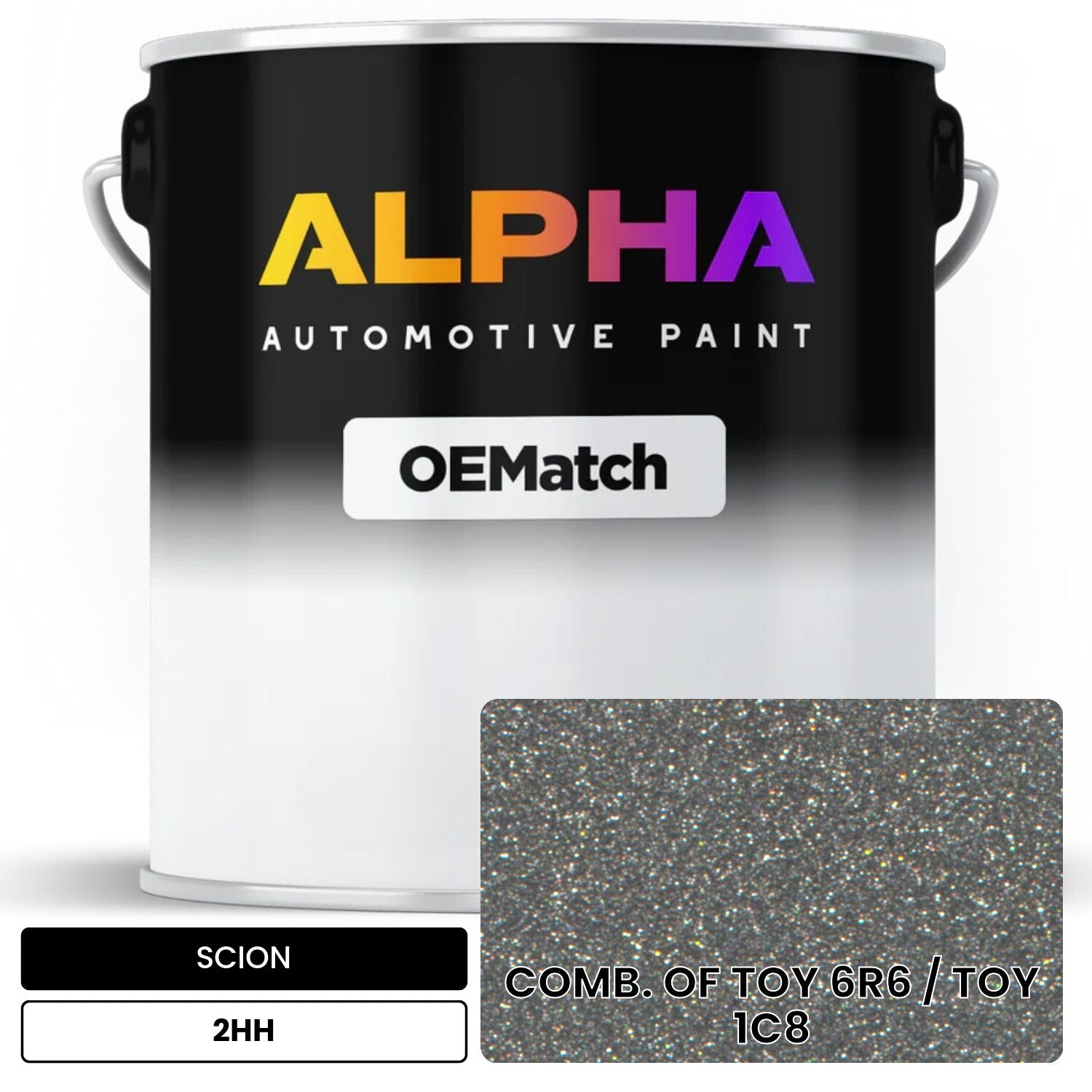 SCION COMB. OF TOY 6R6 / TOY 1C8 2HH OEMatch Basecoat