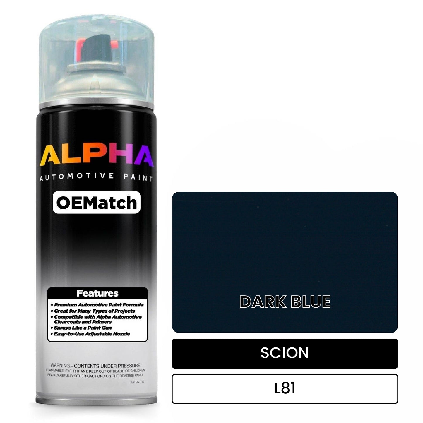 SCION DARK BLUE L81 OEMatch Spraycan