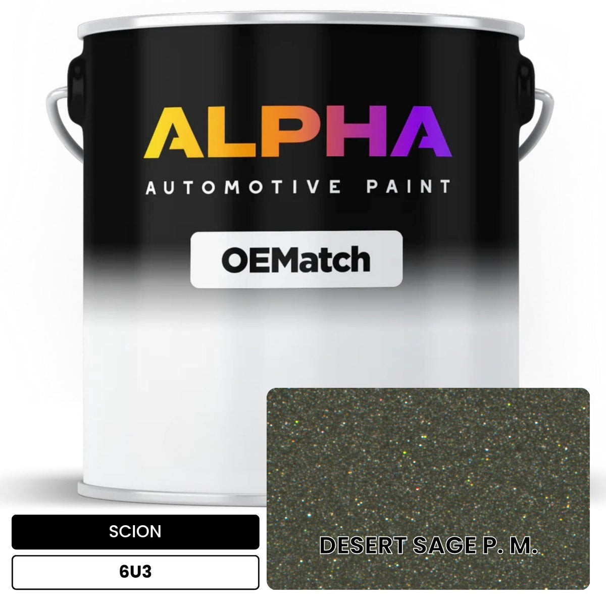 SCION DESERT SAGE P. M. 6U3 OEMatch Basecoat