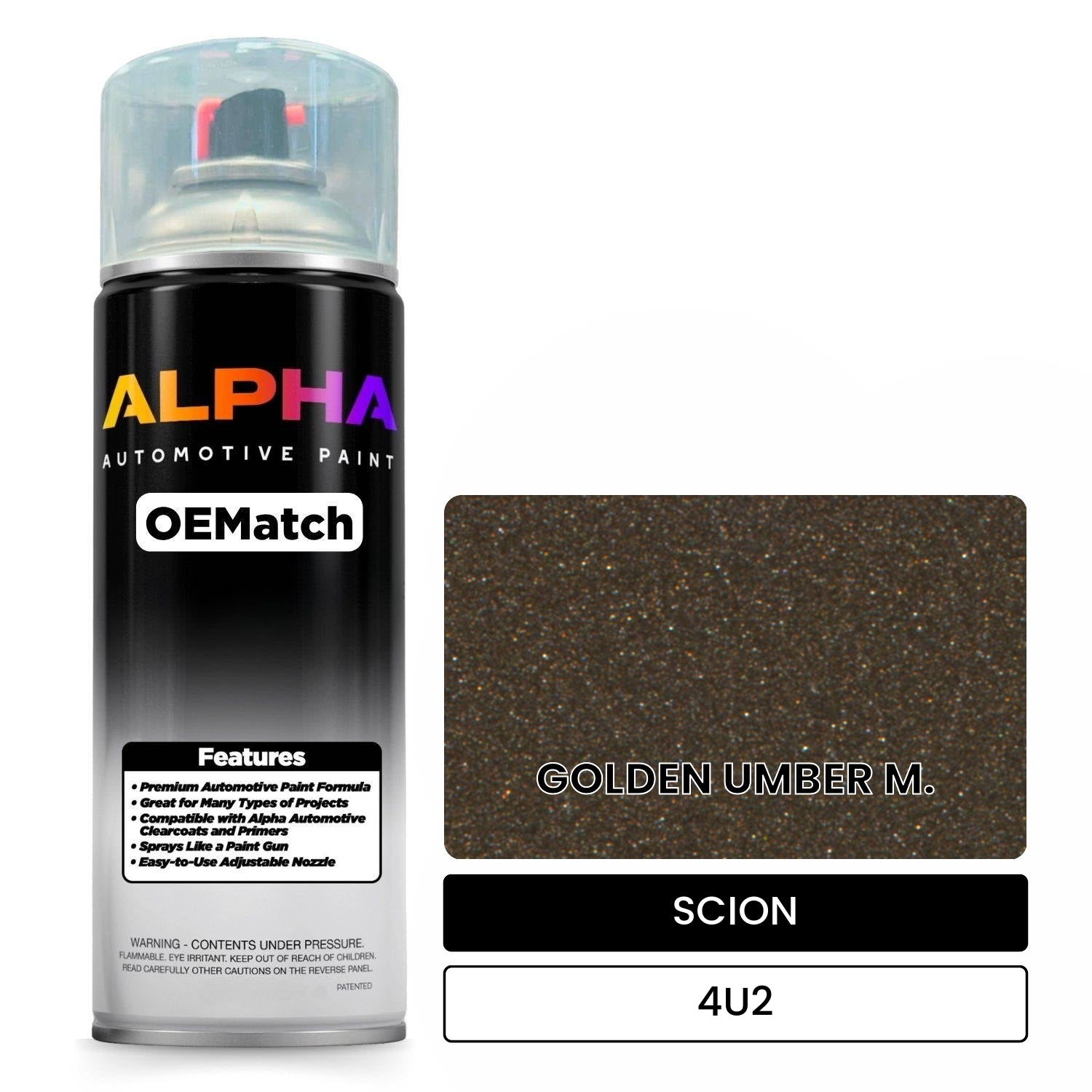 SCION GOLDEN UMBER M. 4U2 OEMatch Spraycan