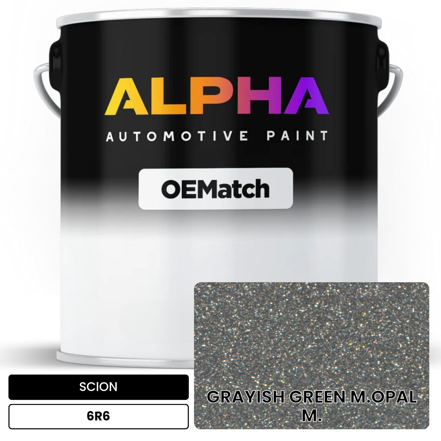 SCION GRAYISH GREEN M.OPAL M. 6R6 OEMatch Basecoat