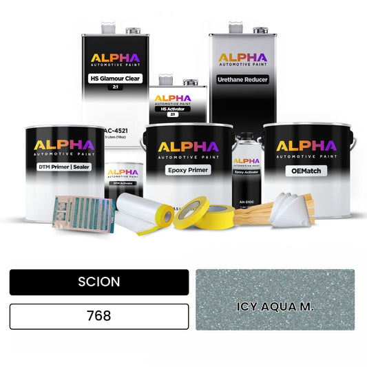 SCION ICY AQUA M. 768 OEMatch Vehicle Paint Kit