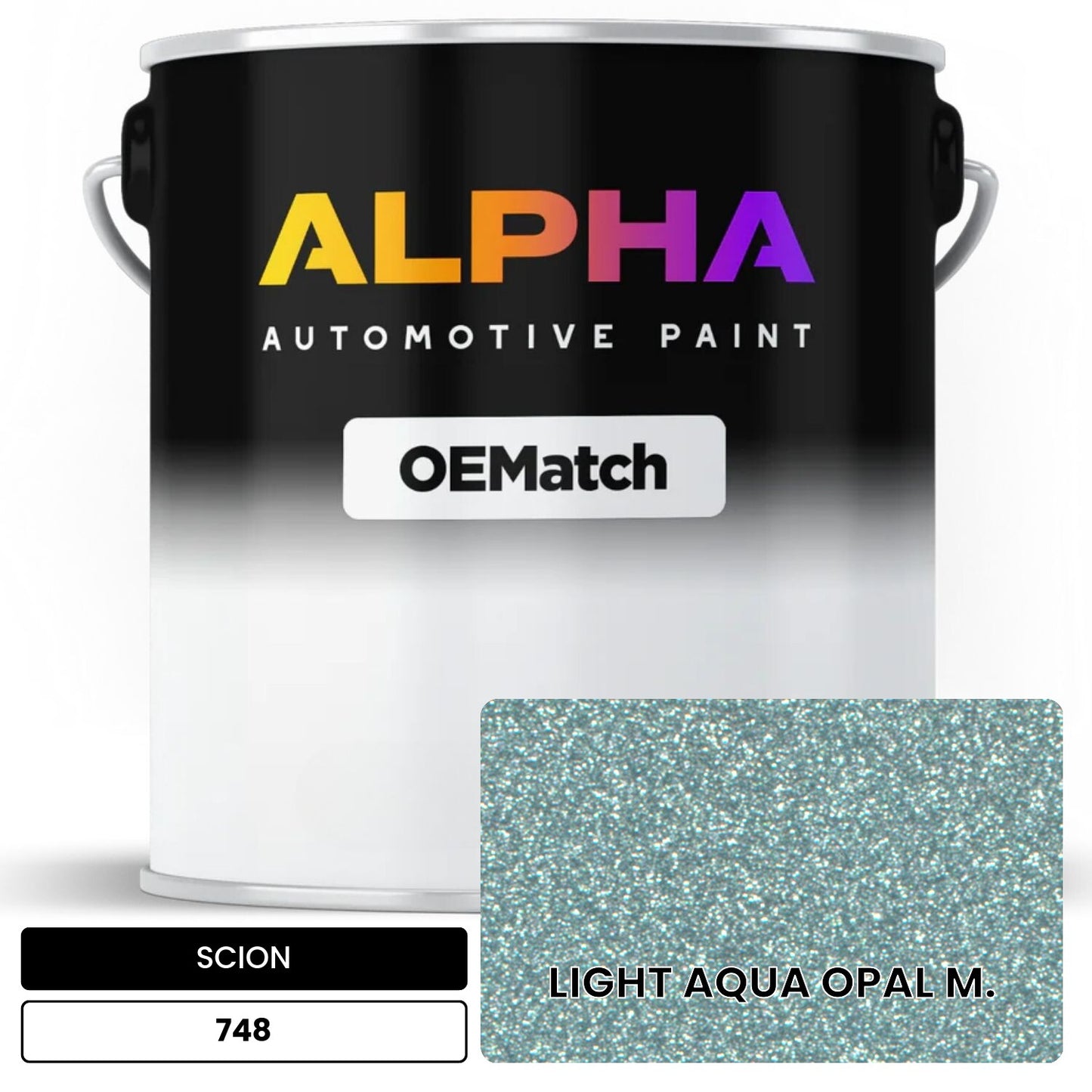 SCION LIGHT AQUA OPAL M. 748 OEMatch Basecoat