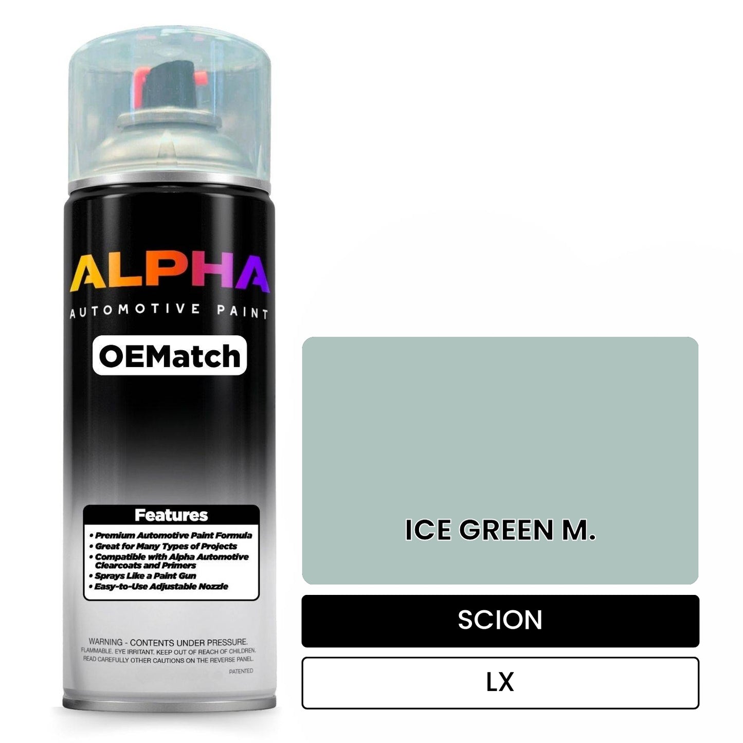 SCION ICE GREEN M. LX OEMatch Spraycan