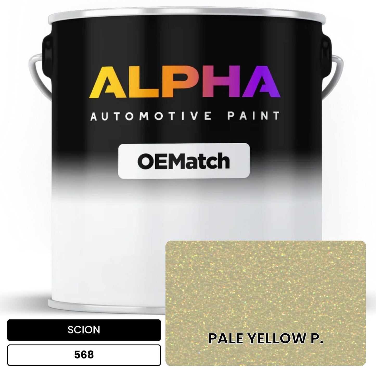 SCION PALE YELLOW P. 568 OEMatch Basecoat