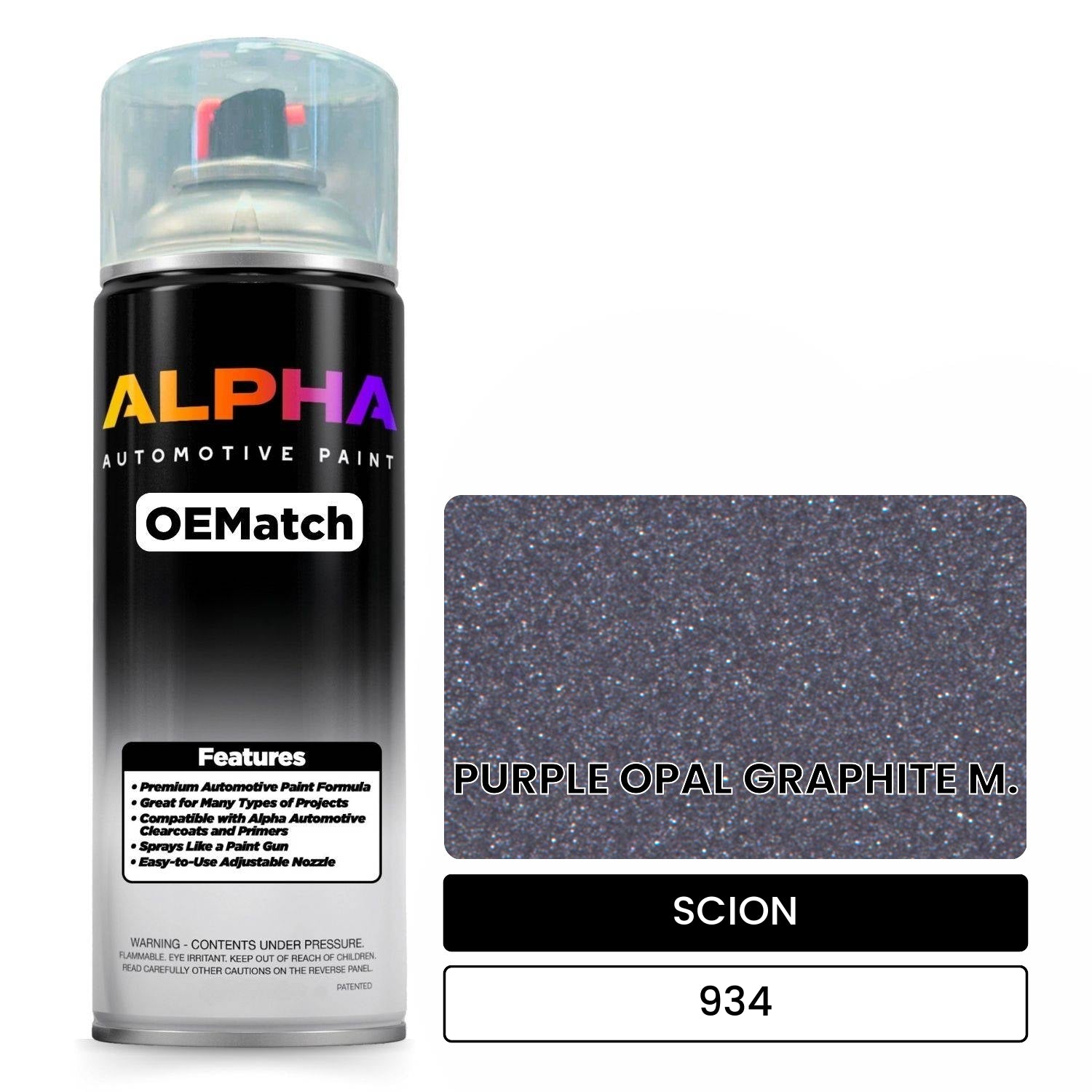 SCION PURPLE OPAL GRAPHITE M. 934 OEMatch Spraycan