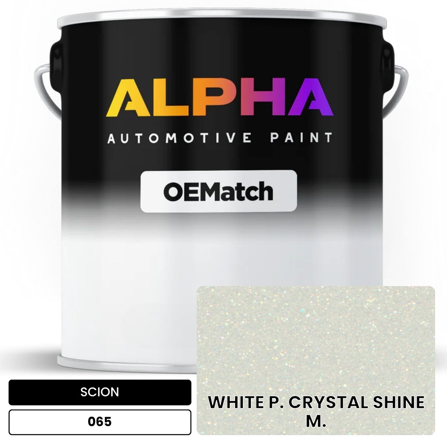 SCION WHITE P. CRYSTAL SHINE M. 065 OEMatch Basecoat
