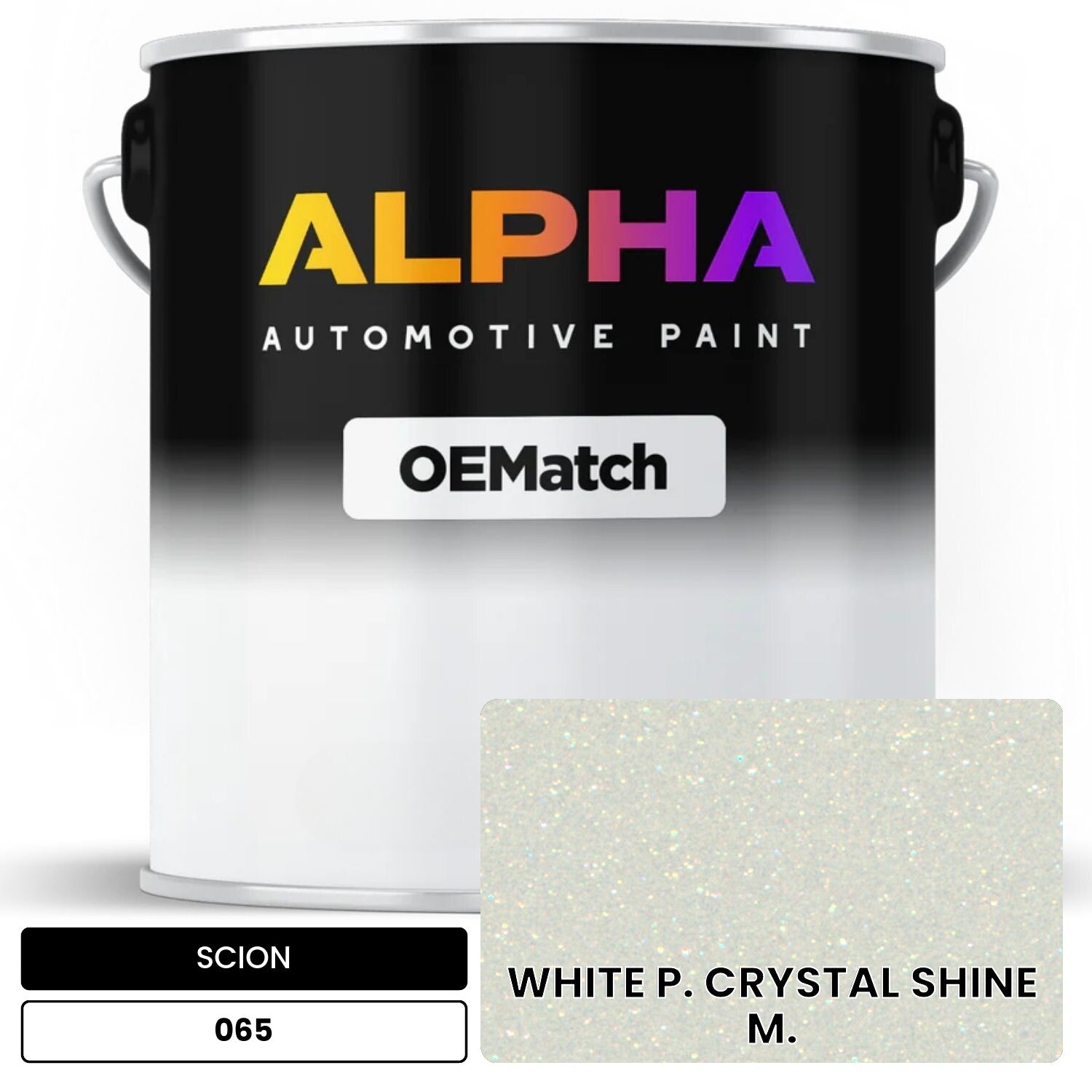 SCION WHITE P. CRYSTAL SHINE M. 065 OEMatch Basecoat