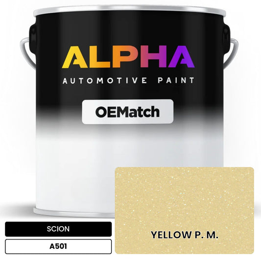 SCION YELLOW P. M. A501 OEMatch Basecoat