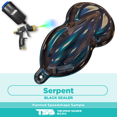 Serpent Painted Sample (Black Ground Coat)