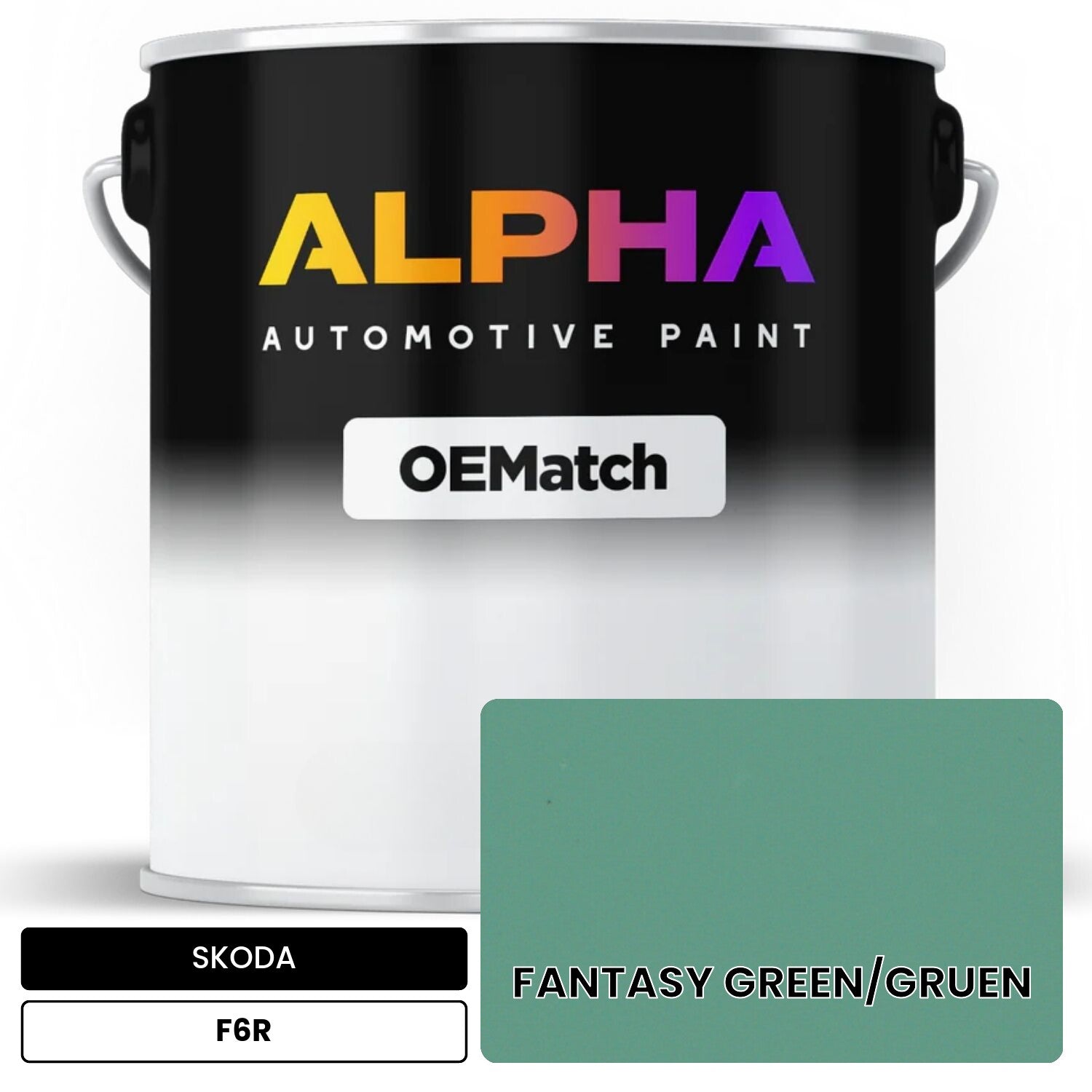 SKODA FANTASY GREEN/GRUEN F6R OEMatch Basecoat