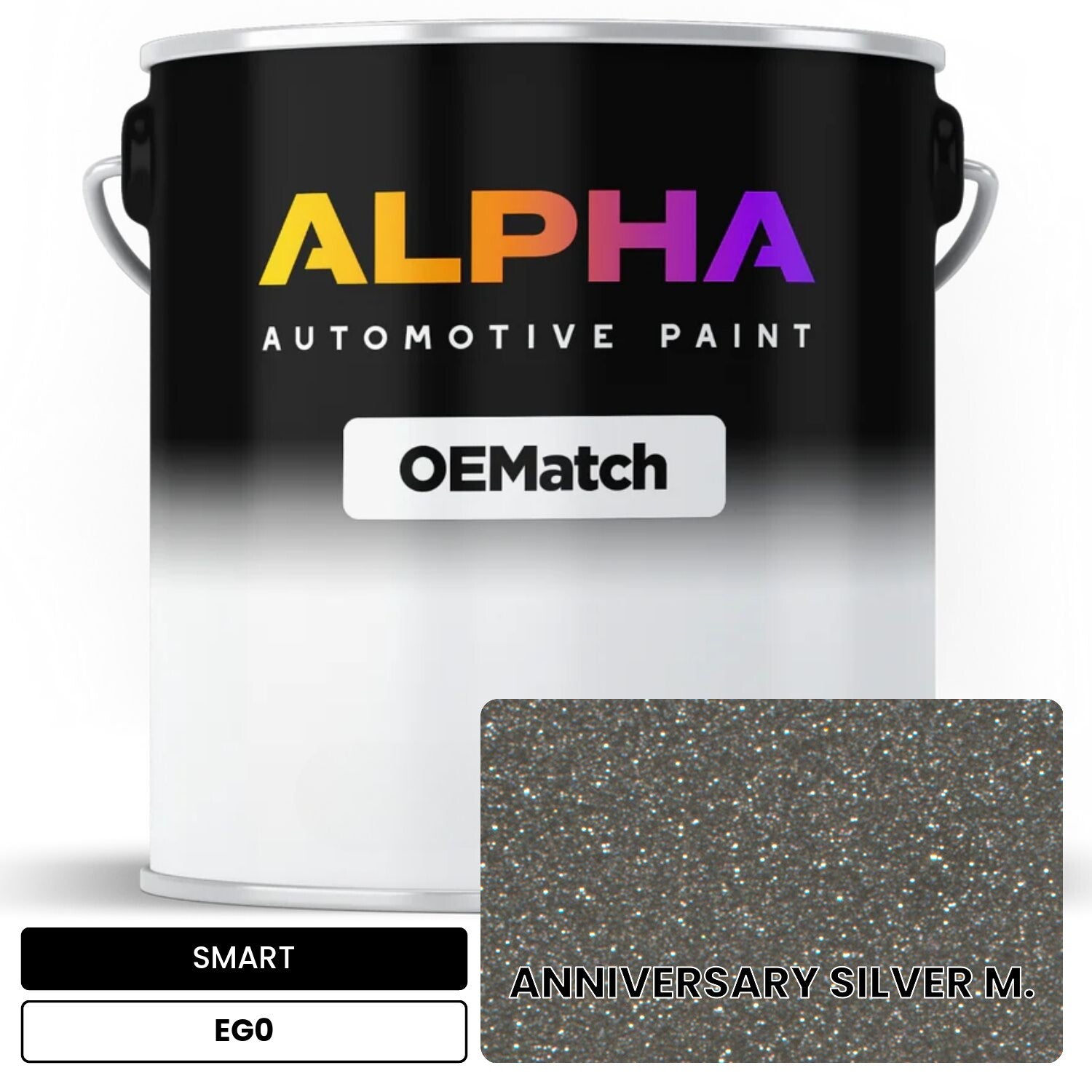 SMART ANNIVERSARY SILVER M. EG0 OEMatch Basecoat