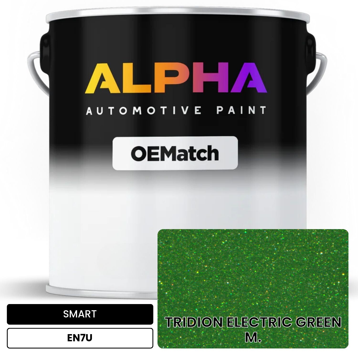 SMART TRIDION ELECTRIC GREEN M. EN7U OEMatch Basecoat