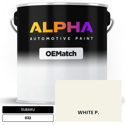 SUBARU WHITE P. 032 OEMatch Basecoat