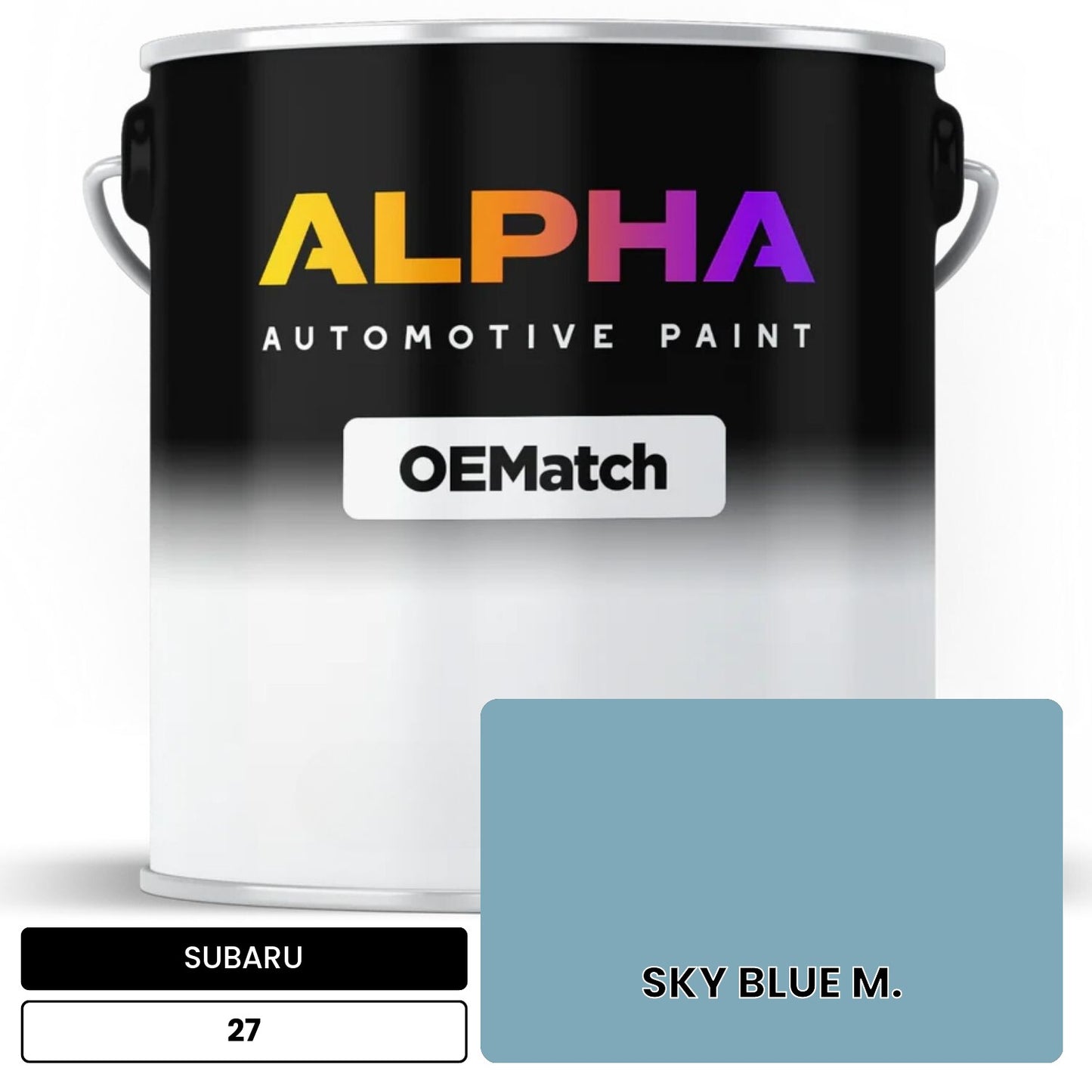 SUBARU SKY BLUE M. 27 OEMatch Basecoat