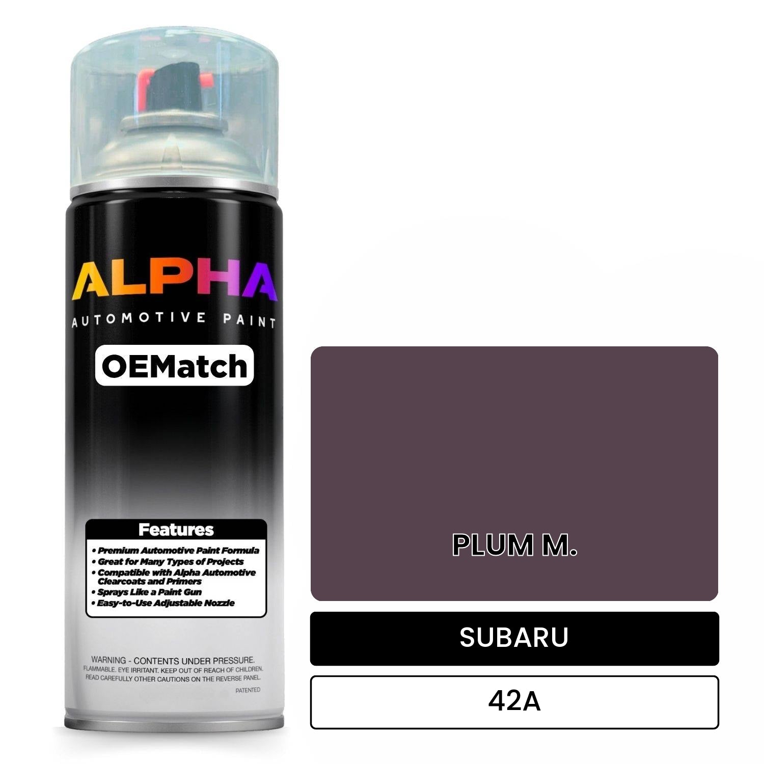 SUBARU PLUM M. 42A OEMatch Spraycan