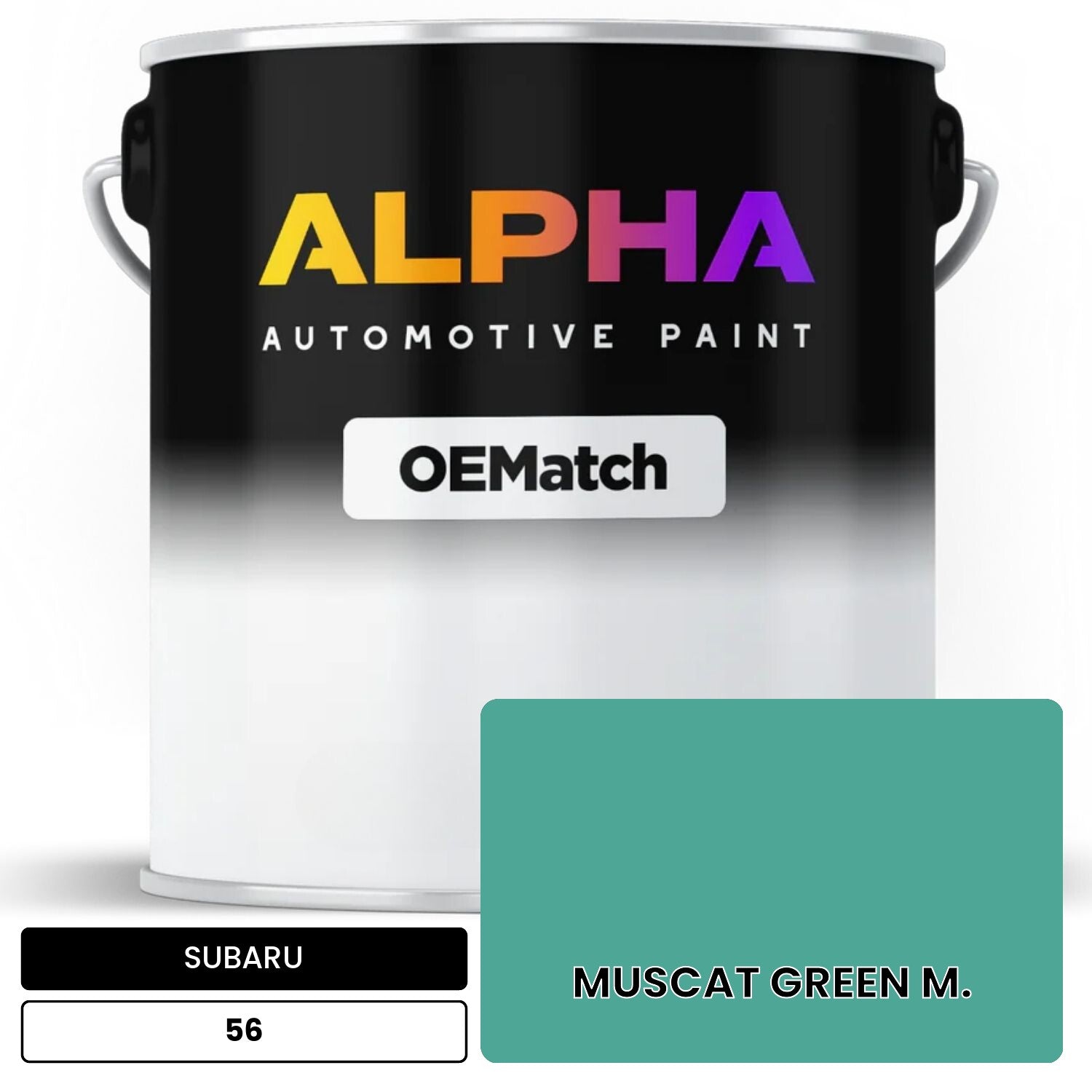 SUBARU MUSCAT GREEN M. 56 OEMatch Basecoat